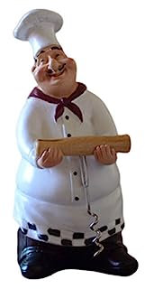 EXCEART Harzornament Kreatives Kochornament Aus Amerikanischem Harz Harz-Desktop-skulptur Für Küchenkoch-Ornament Mini-skulptur Für Bar Zuhause Laden Dekor