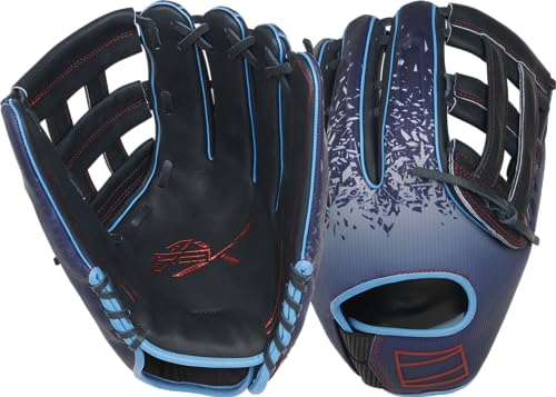 Rawlings REV1X Baseball-Handschuh, Rechtshänder, 32,4 cm, Pro H-Web, Marineblau