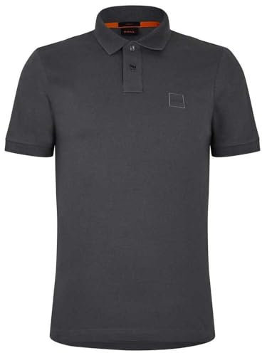 BOSS Mens Polo Shirt Charcoal M