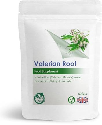 Valerian Root 200mg Tablets (V) Stress Relief, Sleep Aid, Relax (30 Tablets)