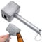 Thor Hammer Flaschenöffner, Kreativ Flaschenöffner Bier und Getränk Flaschenöffner für Bar, Party, BBQ, Camping und Zuhause (Silbrig)