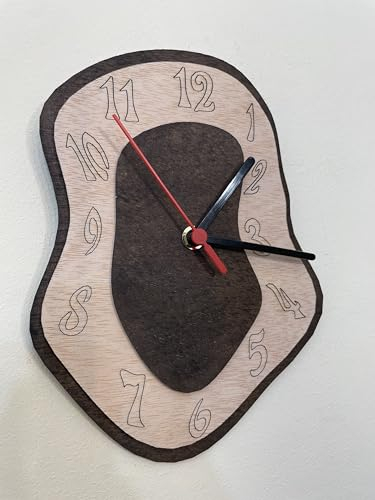 Genérico Wanduhr aus Holz: Stil und Funktionalität in Harmonie (Dali)