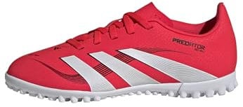 adidas Predator Club Turf Football Boots Kids, Lucid Red/Cloud White/Core Black, 3.5 UK Child