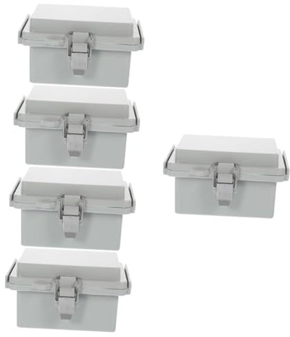 OSALADI 5 Sätze Elektrische Box Kabeleinführung Verkabelung Des Solarmoduls Wohnmobil Zubehör Wohnmobilteil Anschlussdosen Wasserdichte Kabeldurchführung Verdrahtung Das Dach Plastik