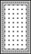 DobleUve Estudio Tapis Vinyle Victorian | Blanc | 65x80 | Tapis Cuisine | Tapis de Salon Antidérapant Antifongique Ignifuge | Tapis Enfants | Tapis Bain PVC | Tapis PVC