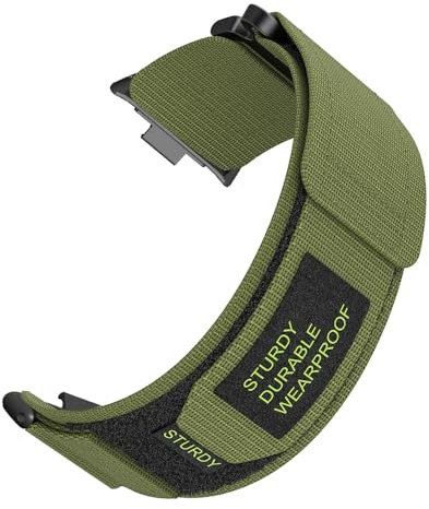 WIIKAI Cinturino Compatibile con Redmi 4 con XiaoMi Miband 8 pro Cinturino Di Ricambio Sgancio Rapido Cinturino.(Verde militare)