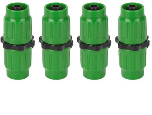 Lot de 4/10 kits de réparation de tuyau d'arrosage extensible pour raccorder un tuyau d'arrosage à réparation rapide, compatible avec tuyau d'arrosage extensible (4 pièces)