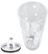 Tazze in Vetro Borosilicato da 1 Litro, Resistenza Al Calore con Coperchio, Tazze da caffè in Vetro di Grande capacità per Ufficio Domestico, Design Facile da Pulire,