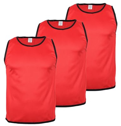 Cawila ACADEMY Trainingsleibchen | 3er Set | Weiß Unisex