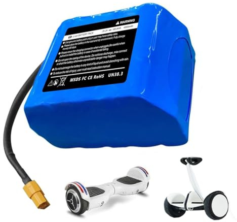 HJGHY 7s2p, Batteria agli ioni di Litio 25,2 V 29,4 V 4000 mAh Batteria agli ioni di Litio per Hoverboard 24 V 4 Ah Monopattini elettrici e batterie autobilancianti