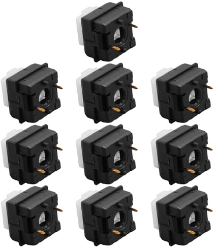 MospdyGear 10 STÜCKE Romer G Schalter Tasten Schlüsselwelle, EIN- Aus -Taster, Ersatz für Logitech G910 G810 G413 G513 G512 G310 K840 PRO