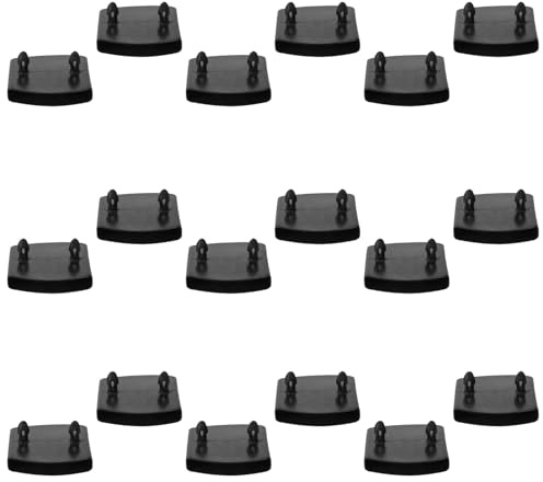 jojofuny 20 Pièces Lot de Clips Installation pour Cadre de Lit et Sommiers Supports Robustes Plastique Fixation Stable pour Lattes de Canapé et Remplacements Durables