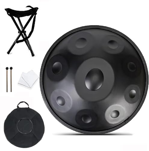 Steel Tongue Drum, Hand Pan Percussion Instrument for Meditation and Musical Education, Classic G-Minor, Perfect for Yoga and Entertainment
