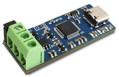 Serenophile USB zu CAN Modul-Konverter-Adapter für CAN-Bus Analyzer V2.0 mit LED-Anzeige, unterstützt CAN2.0A/B- und CAN-FD-Protokolle, Typ-C-Schnittstelle