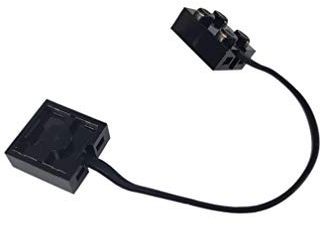 TECHNIK Lego City - 2 Kabel - Elektro-Kabel - 5306 - 5306bc015 (15 NOPPEN lang) - z.B. Eisenbahn, Motor, usw. - Achtung: Nicht für die neuen Power Motoren verwendbar !!