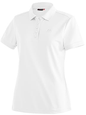 Maier Sports Ulrike, Damen Poloshirt, Leichtes Piqué-Funktionsshirt | Für Wandern und Freizeit, Dryprotec Technologie für schnelles Trocknen, Atmungsaktiv, Perfekt für den Sommer