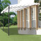 Papillon - Gazebo Per Fissaggio A Muro In Acciaio Verniciato 300X400 Cm Minorca