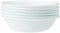 Corelle 3124 10 oz Vitrelle Glass Winter Frost White Dessert Bowl, Pack of 6