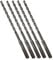 UK Drills - SDS Plus Hammer Drill Bit - Tungsten Carbide Tip, Fully Hardened Tool - To Be Used in Granite, Concrete & Masonry - 6.5mm x 210mm (Pack of 5)