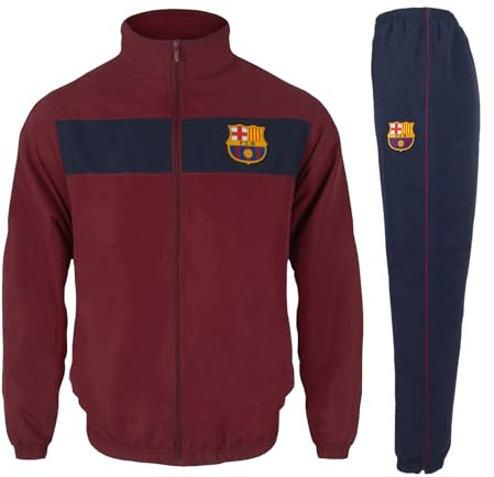 FC Barcelona Officiel - Lot Veste et Pantalon de survêtement thème Football - garçon - 12-13 Ans