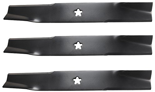 USA Rasenmäher Klingen (3) High Lift für Husqvarna 539–112079, 539112079, 127 cm Deck