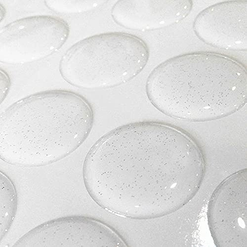 HAWORTHS 100 PCS Glitter Clear Epoxy Stickers Epoxy Adhesive Bottle Caps Craft Bottle Stickers for Hair Bows Pendants Scrapbooks 1 Inch