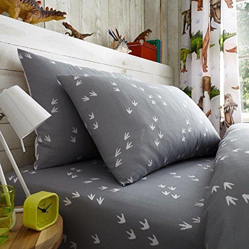 Gaveno Cavailia Rawrsome Dinosaur Single Fitted Sheet and Pillowcase Set