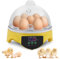 GOTOTOP 12/24 Eier Brutgerät Brutmaschine Flächenbrüter Inkubator Brüter (7 Eier) brutkasten hühner