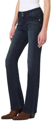 WallFlower Instastretch Luscious Curvy Bootcut Jeans pour Femme, mûre, 33 Shorts