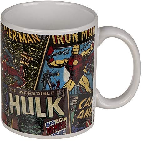 Out of the blue Taza de cerámica Marvel Retro 78/8329, 325 ml, altura: 10 cm