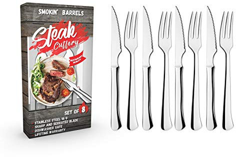 Solance Smokin' Barrels - Everyday 8er-Set Steakbesteck