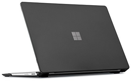 mCover Schutzhülle kompatibel mit 13,5 Zoll Microsoft Surface Laptop 5/4/3 – nur Metalltastatur (nicht passend für billigere Modelle mit Alcantara-Tastatur) – Schwarz