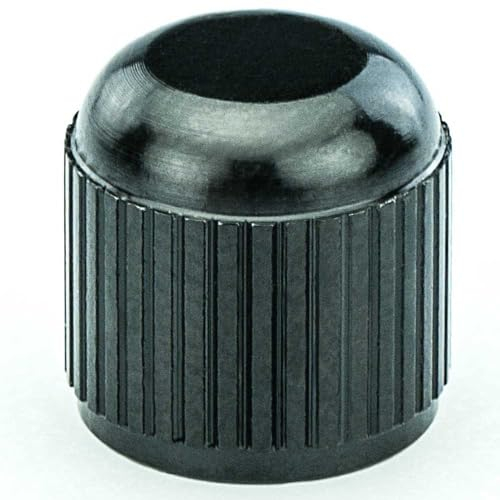 Luftventilteile: Kappe, Luftventil [.305-32], Schwarz, 6061 (803-01-647 PACK) (Schwarze Ventilkappe für Stoßdämpfer)