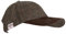 WALKER AND HAWKES Brungton - Basecap aus Harris-Tweed - Schirm aus Leder - Dunkelgrau - Einheitsgröße