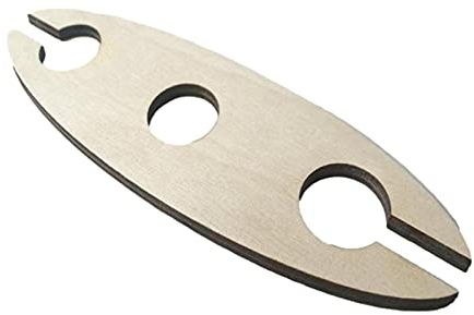 Porte-verres en bois pour une bouteille de vin et 2 verres à n