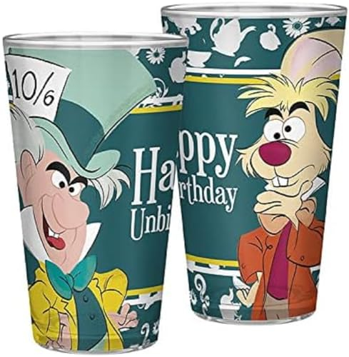ABYstyle Disney Alice Happy Unbirthday Verre XXL 400 ML