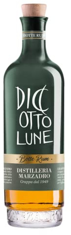 Diciotto Lune Botte Rum | Grappa von Marzadro | 0,2l. Flasche