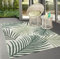 the carpet Machka - robuster Outdoor Teppich, modernes Design, Wetterfest & UV-beständig, für Balkon, Terrasse und Wintergarten, auch für Küche oder Esszimmer geeignet, Palme, 80 x 200 cm