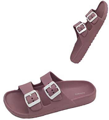 DeFonseca Ciabatte Sandali Slip On Gomma Uomo Donna Estate per Casa, Giardino Spiaggia Mare (Rosa, Sistema Taglie Calzature EU, Adulto, Donna, Numero, Media, 39)