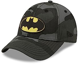 New Era Batman DC Character Logo Dark Camouflage 9Forty Adjustable Kids Cap - Youth