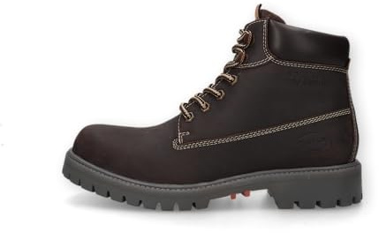 Dockers by Gerli Herren Combat Boots, Männer Stiefeletten,schnürstiefel,Stiefel,Bootee,Booties,halbstiefel,Kurzstiefel,Schoko,46 EU