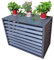 MZQMK Allwetter-Schutzabdeckung for zentrale Klimaanlage aus Aluminium for Außengeräte, Fensterläden, Klimaanlagenabdeckung for Außengeräte zur Müllablage, wasserdicht (Color : Grigio, Size : 1.5P)