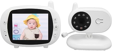 Video-Babyphone mit Kamera und Audio, 3,5-Zoll-IPS-Bildschirm, Babyphone-Kamera mit Nachtsicht, 2-Wege-Audio, Schlaflieder, Haustierkamera, Nanny-Kamera, kein WLAN, 300 M