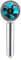 Turbo-Propeller, wassersparender Duschkopf und Halter, Hochdruck-Duschkopf, Regenfall, mit Ventilator, Badezimmerzubehör, C, Silber, 1