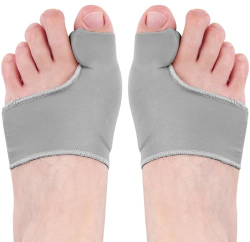 XIZAO Hallux Valgus Korrektur Zehenspreizer Hallux Valgus Schiene Bandage Socken Bunion Corrector Ballenzeh-Korrektor für Damen Herren 1 Paar