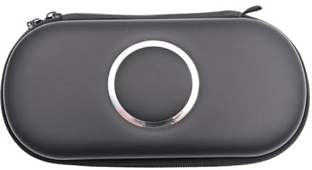 siduytin Breite Anwendung PSP 1000 2000 3000 Case Cover Tasche Langlebig und zuverlässig Kompakt und leicht Eva Doppelreißverschluss, Schwarz