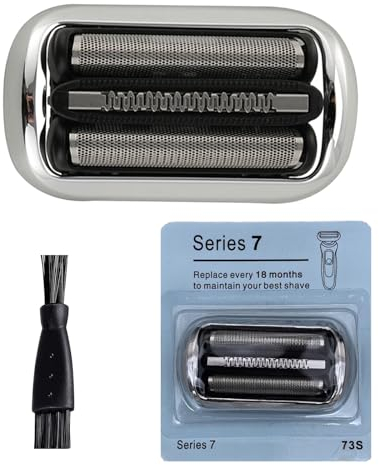 Cinsersr 73S Scherkopf für Braun Rasierer Series 7, Ersatzklinge Kompatibel mit Braun Elektrorasierer S7 Ersatzscherkopf Rasierapparat Ersatzköpfe für 7, 5764, 7025s, 7071cc mit 1 Doppel- Endbürste