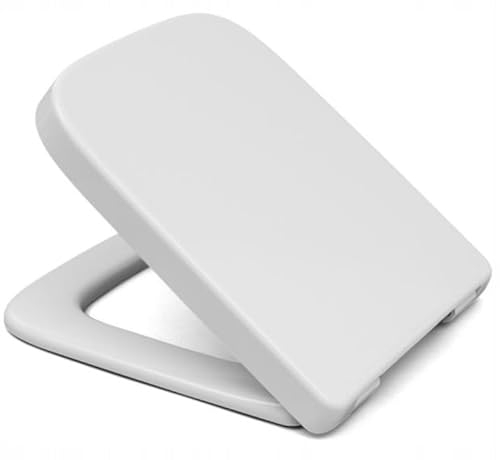 Ramm WCsitz kompatibel mit Kermag Renova Nr 1 Plan, WC Sitz aus antibakteriellem Duroplast, Toilettendeckel mit Absenkautomatik,Soft Close