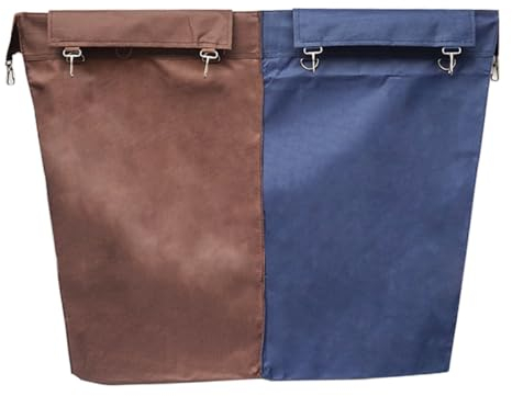 Thickened Oxford Cloth Replacement Bag for Laundry Trolley On Wheels - Janitorial Cart Bag with Detachable Cloth Bags for Laundry Bins Basket