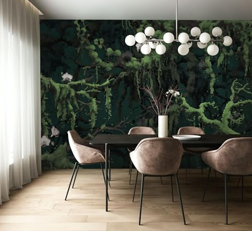Komar Vlies Fototapete - Orch-Idee - Größe 350 x 250 cm - Tapete, Wanddekoration, Wohnzimmer, Schlafzimmer, Büro
